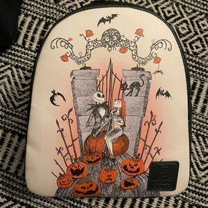new nightmare before christmas jack sally pumpkin backpack